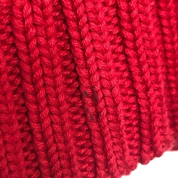 CHICOS red ribbon cable knit cardigan - Picture 5 of 9